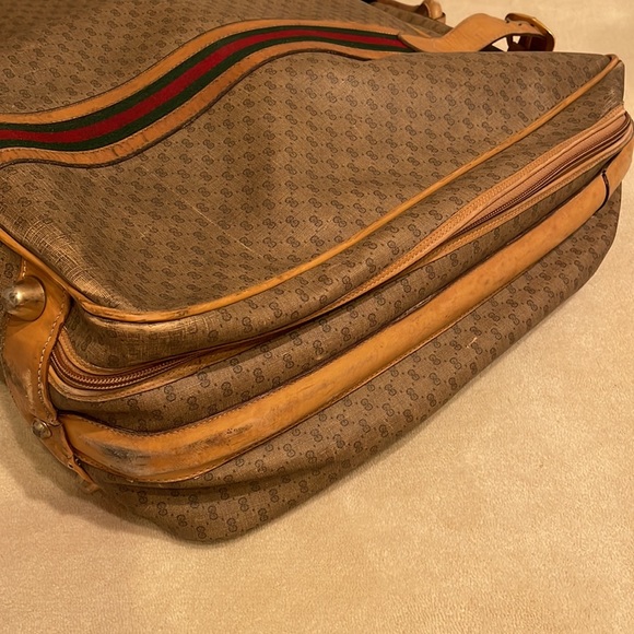 GUCCI VINTAGE large suitcase - Picture 8 of 16